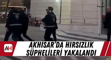 Akhisar'da Hırsızlık Şüphelileri Yakalandı, Çalıntı Eşyalar Sahiplerine Teslim Edildi