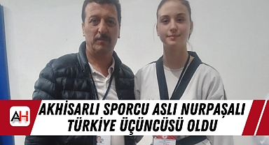 Akhisarlı Sporcu Aslı Nurpaşalı Türkiye Üçüncüsü Oldu