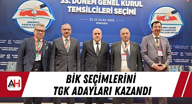 BİK Seçimlerini TGK Adayları Kazandı