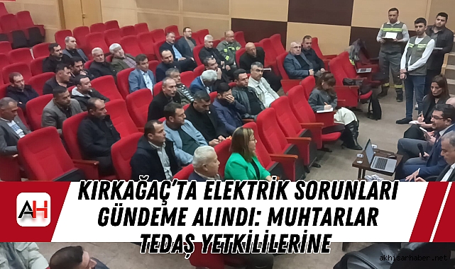 Kırkağaç'ta Elektrik Sorunları Gündeme Alındı: Muhtarlar GDZ EDAŞ Yetkililerine Taleplerini İletti