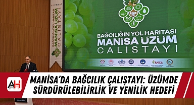 Manisa’da Bağcılık Çalıştayı: Üzümde Sürdürülebilirlik ve Yenilik Hedefi