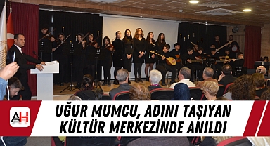 Uğur Mumcu, Adını Taşıyan Kültür Merkezinde Anıldı