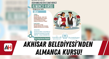 Akhisar Belediyesi'nden Almanca Kursu!