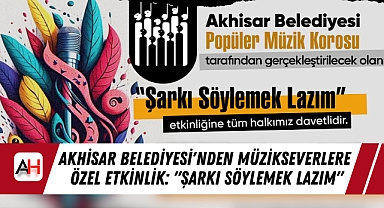 Akhisar Belediyesi'nden Müzikseverlere Özel Etkinlik: