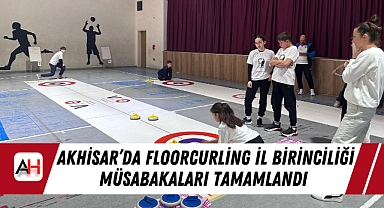 Akhisar'da FloorCurling İl Birinciliği Müsabakaları Tamamlandı