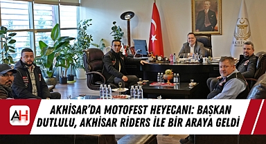 Akhisar'da MOTOFEST Heyecanı: Başkan Dutlulu, Akhisar Riders ile Bir Araya Geldi