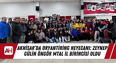 Akhisar'da Oryantiring Heyecanı: Zeynep Gülin Öngör MTAL İl Birincisi Oldu