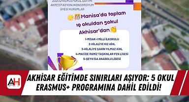 Akhisar Eğitimde Sınırları Aşıyor: 5 Okul Erasmus+ Programına Dahil Edildi!