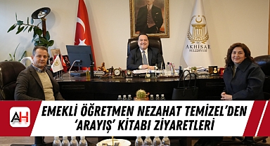 Emekli Öğretmen Nezahat Temizel’den ‘Arayış’ Kitabı Ziyaretleri