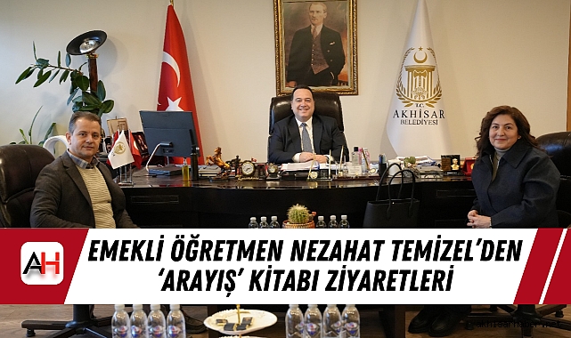 Emekli Öğretmen Nezahat Temizel’den ‘Arayış’ Kitabı Ziyaretleri