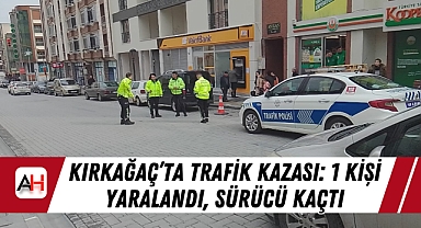 Kırkağaç'ta Trafik Kazası: 1 Kişi Yaralandı, Sürücü Kaçtı