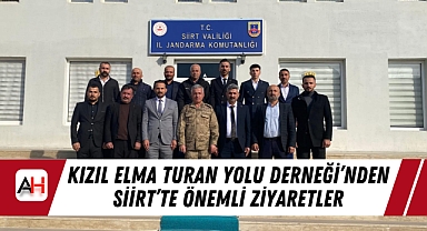 Kızıl Elma Turan Yolu Derneği’nden Siirt’te Önemli Ziyaretler