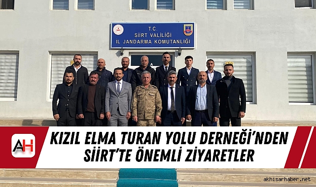 Kızıl Elma Turan Yolu Derneği’nden Siirt’te Önemli Ziyaretler