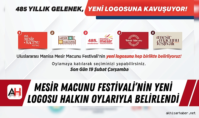 Mesir Macunu Festivali’nin Yeni Logosu Halkın Oylarıyla Belirlendi