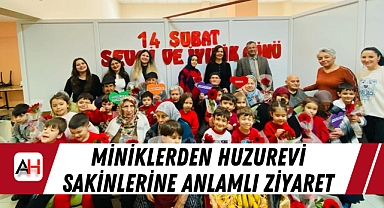 Miniklerden Huzurevi Sakinlerine Anlamlı Ziyaret