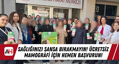 Sağlığınızı Şansa Bırakmayın! Ücretsiz Mamografi İçin Hemen Başvurun!