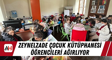 Zeynelzade Çocuk Kütüphanesi Öğrencileri Ağırlıyor