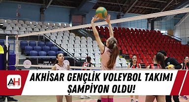 Akhisar Gençlik Voleybol Takımı Şampiyon Oldu!