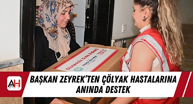 Başkan Zeyrek'ten Çölyak Hastalarına Anında Destek