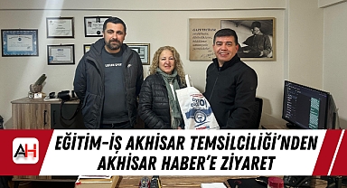 Eğitim-İş Akhisar Temsilciliği'nden Akhisar Haber'e Ziyaret