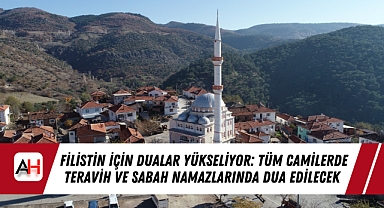 Filistin İçin Dualar Yükseliyor: Tüm Camilerde Teravih ve Sabah Namazlarında Dua Edilecek
