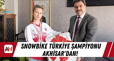 Snowbike Türkiye Şampiyonu Akhisar'dan!