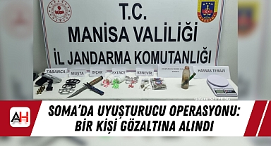 Soma'da Uyuşturucu Operasyonu: Bir Kişi Gözaltına Alındı