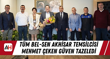 Tüm Bel-Sen Akhisar Temsilcisi Mehmet Çeken Güven Tazeledi