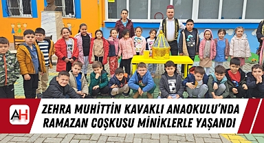 Zehra Muhittin Kavaklı Anaokulu'nda Ramazan Coşkusu Miniklerle Yaşandı