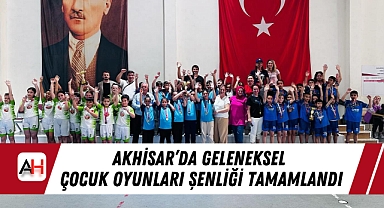 Akhisar'da Geleneksel Çocuk Oyunları Şenliği Tamamlandı