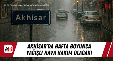 Akhisar'da Hafta Boyunca Yağışlı Hava Hakim Olacak!