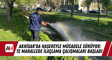Akhisar'da Haşereyle Mücadele Sürüyor: 12 Mahallede İlaçlama Çalışmaları Başladı