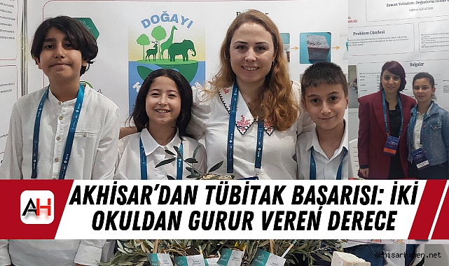 Akhisar’dan Tübitak Başarısı: İki Okuldan Gurur Veren Derece