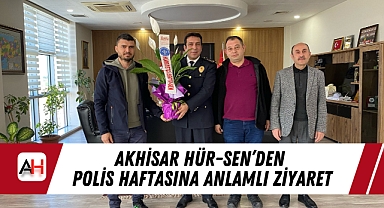 Akhisar Hür-Sen'den Polis Haftasına Anlamlı Ziyaret