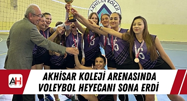 Akhisar Koleji Arenasında Voleybol Heyecanı Sona Erdi