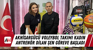 Akhisargücü Voleybol Takımı Kadın Antrenör Desteğiyle Güçleniyor: Dilan Şen Göreve Başladı