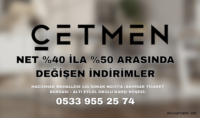 Çetmen'den Gerçek İndirimlerle Evini Yenileme Zamanı!