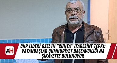 CHP Lideri Özel'in 