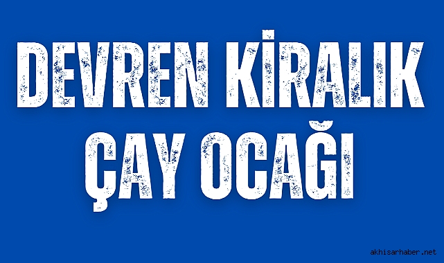 Devren Kiralık Çay Ocağı