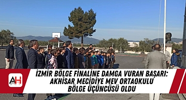 İzmir Bölge Finaline Damga Vuran Başarı: Akhisar Mecidiye MEV Ortaokulu Bölge Üçüncüsü Oldu