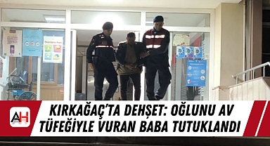 Kırkağaç'ta Dehşet: Oğlunu Av Tüfeğiyle Vuran Baba Tutuklandı