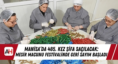 Manisa'da 485. Kez Şifa Saçılacak: Mesir Macunu Festivalinde Geri Sayım Başladı