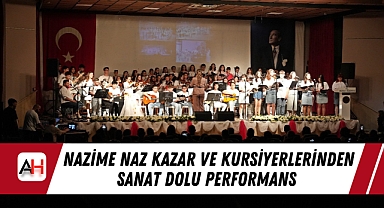 Nazime Naz Kazar ve Kursiyerlerinden Sanat Dolu Performans