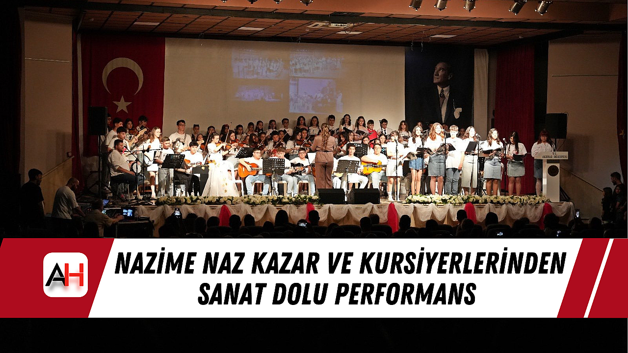 Nazime Naz Kazar ve Kursiyerlerinden Sanat Dolu Performans