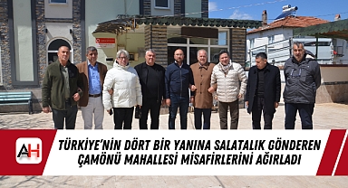 Türkiye'nin Dört Bir Yanına Salatalık Gönderen Çamönü Mahallesi Misafirlerini Ağırladı