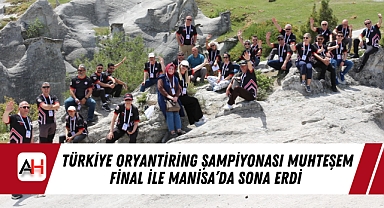 Türkiye Oryantiring Şampiyonası Muhteşem Final İle Manisa'da Sona Erdi