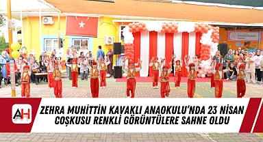 Zehra Muhittin Kavaklı Anaokulu'nda 23 Nisan Coşkusu Renkli Görüntülere Sahne Oldu