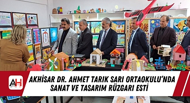 Akhisar Dr. Ahmet Tarık Sarı Ortaokulu'nda Sanat ve Tasarım Rüzgarı Esti