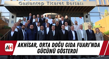 Akhisar, Orta Doğu Gıda Fuarı'nda Gücünü Gösterdi