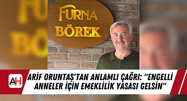 Arif Oruntaş'tan Anlamlı Çağrı: